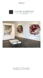 Mobile Screenshot of laurakormangallery.com